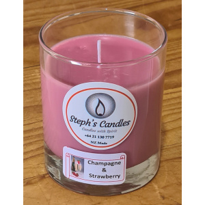 Champagne Strawberry candle